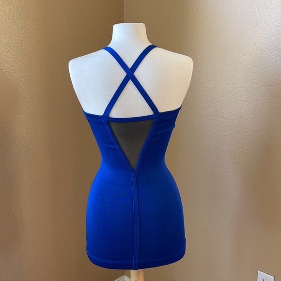 Bebe | Nautical Blue Bodycon Dress - Picture 5 of 15